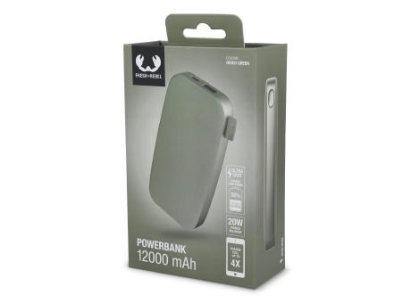 2PB12100 | Fresh 'n Rebel Powerbank 12000mAh USB-C Fast Charging 20W bedrucken