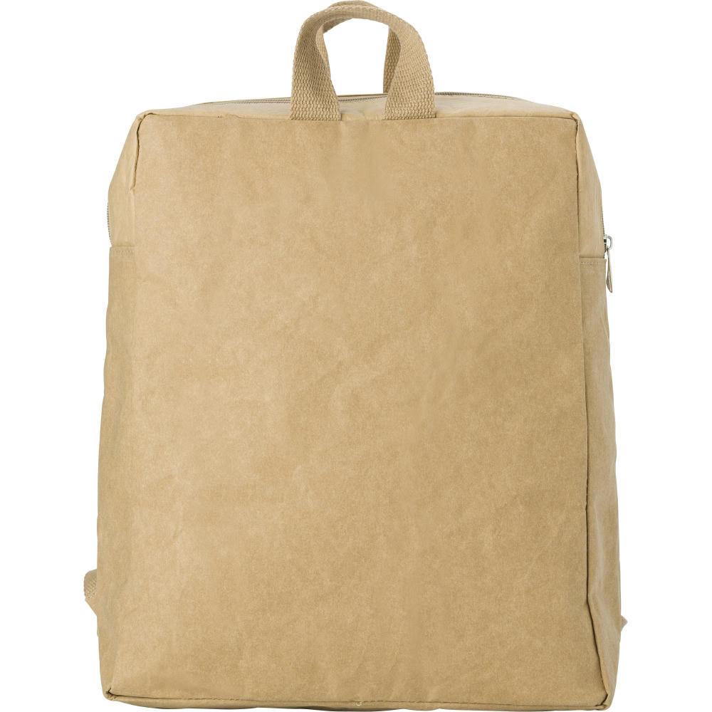 Laminierter Papierrucksack mit Isolierfunktion Samanta Werbeartikel