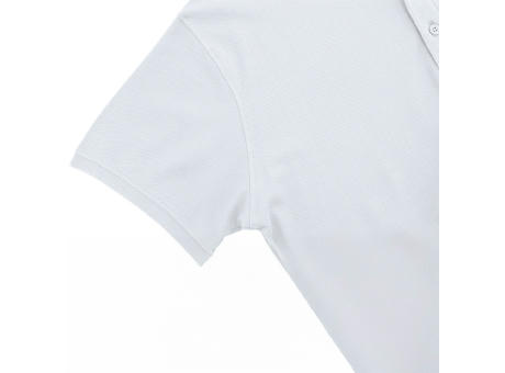 Erwachsene Weiß Polo-Shirt Chaplin Werbeartikel