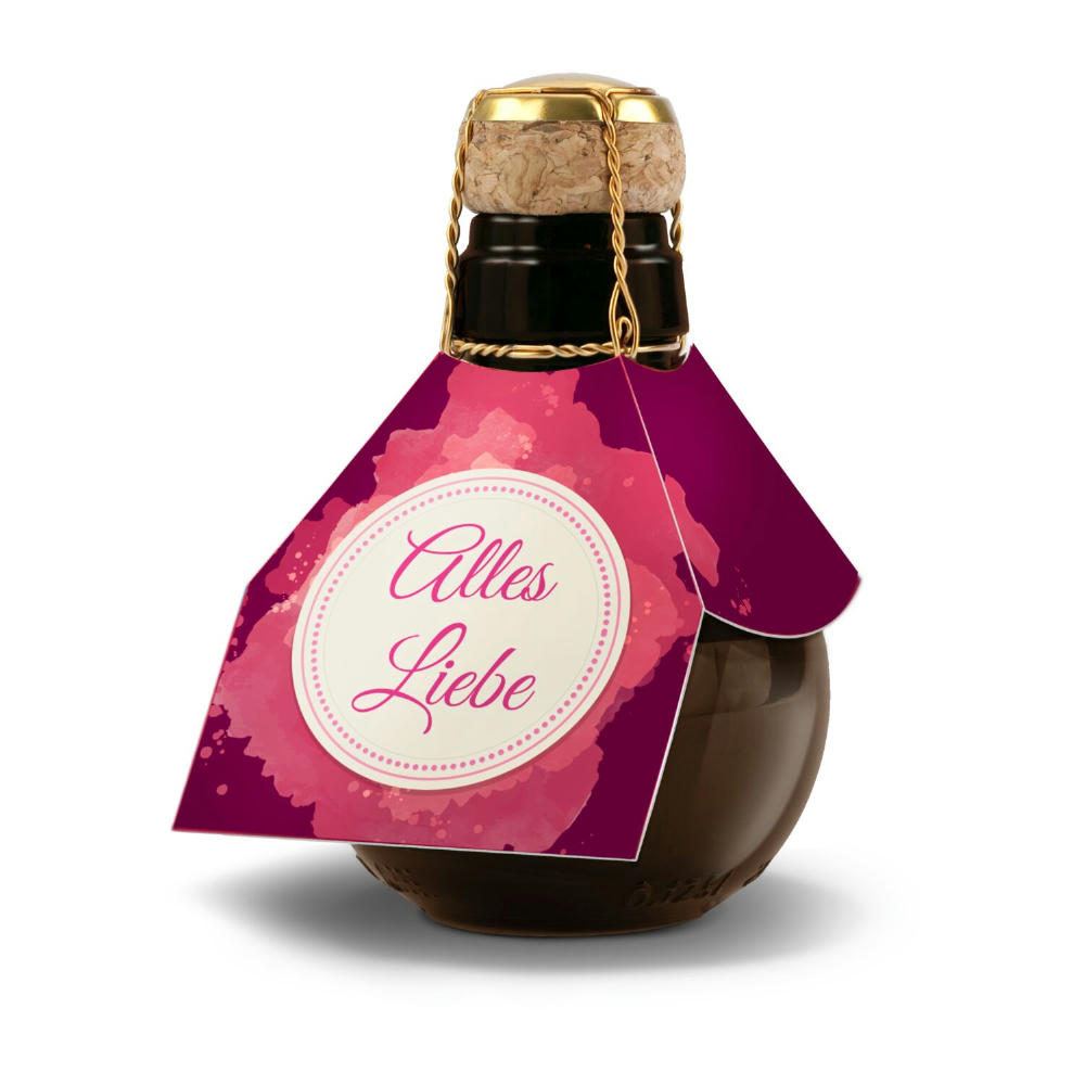 Product image Kleinste Sektflasche der Welt! Alles Liebe - Ohne Geschenkkarton, 125 ml Werbeartikel