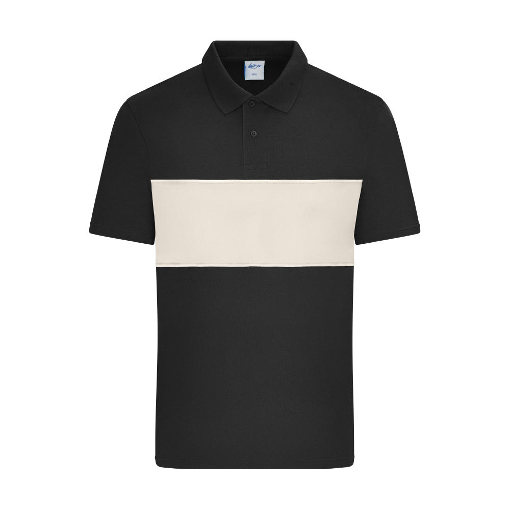 Polo colour-block UNISEX - Unisex Poloshirt mit Kontrasteinsatz Werbeartikel