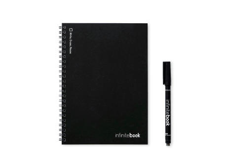 Product image INFINITEBOOK LINED A5. "Infinitebook" mit flexiblem Einband und 15 linierten Whiteboard-Seiten Werbeartikel