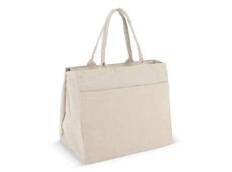 Product image Baumwoll-Tragetasche mit Reißverschluss OEKO-TEX® 39 x 24 x 34cm 320g/m² bedrucken
