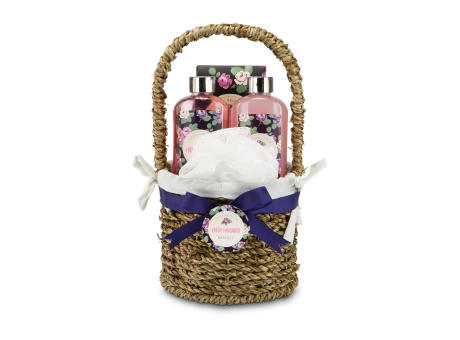 Wellness-Geschenkset: Lavendelkörbchen Werbeartikel