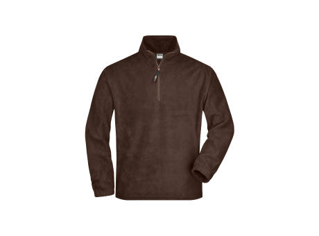 Half-Zip Fleece - Sweatshirt in schwerer Fleece-Qualität Werbeartikel