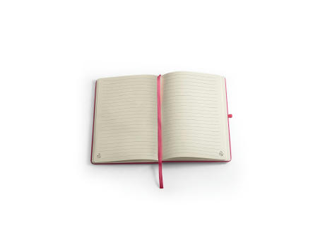 ANNE. A5 Notizbuch aus recyceltem Polyester (100% rPET) mit linierten Seiten Werbeartikel