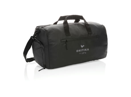 Fashion schwarze Wochenendtasche, PVC-frei bedrucken