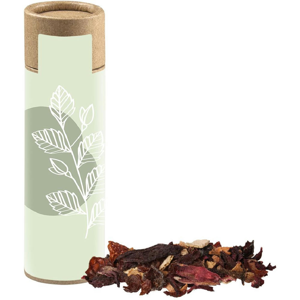 Product image Weihnachts Früchtetee, ca. 12g, Kraftpapierrolle Werbeartikel