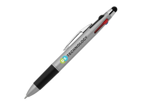 Quattro Softy Metallic Multi-Tinten Kugelschreiber - m/Stylus bedrucken