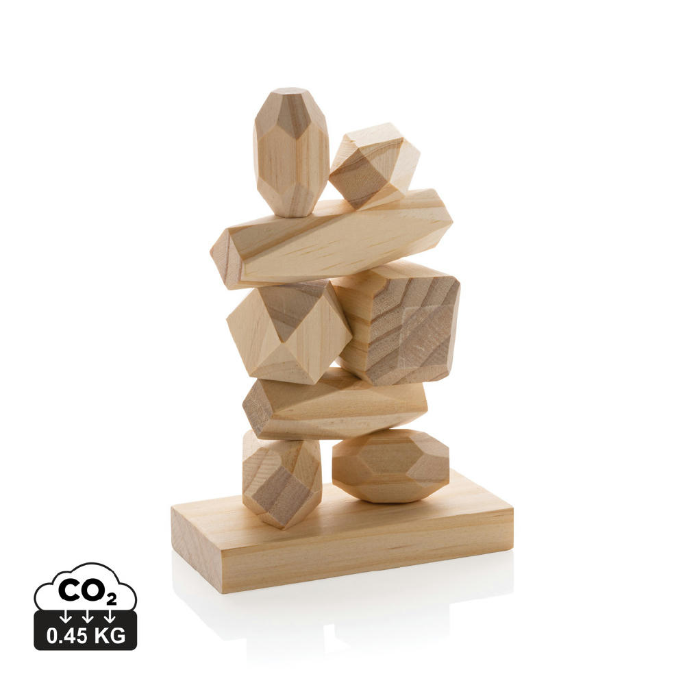 Product image Ukiyo Crios hölzerne Balanciersteine im Etui Werbeartikel