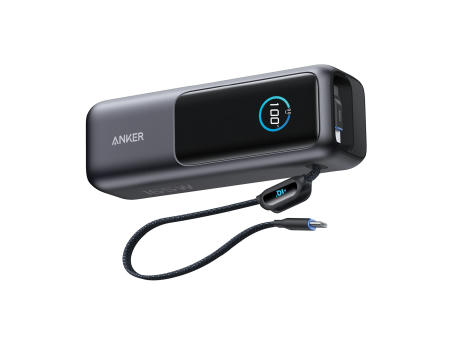 Anker Powerbank 25.000mAh-165W, mit integr. einziehb. Kabel bedrucken