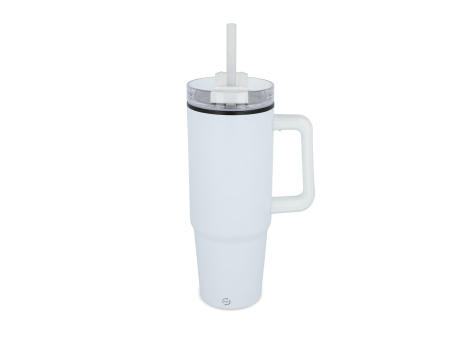 Product image Miami Becher mit Henkel und Strohhalm 800ml bedrucken