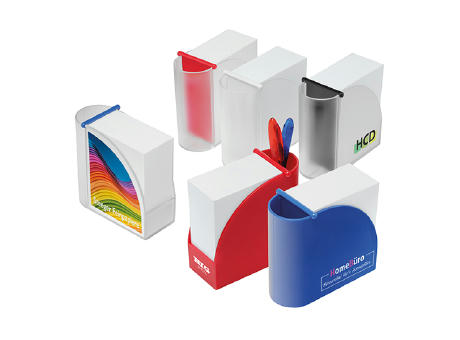 Zettelbox mit Köcher "Design" bedrucken