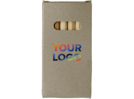 Buntstifte-Set 6-tlg. Gigi bedrucken