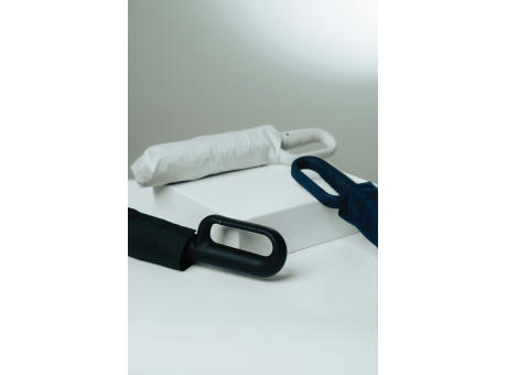 Yara 21“ AWARE™ rPET Regenschirm mit Karabiner Werbeartikel