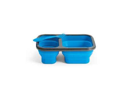 DILL. Faltbare hermetische Frischhaltebox aus Silikon und PP (480 und 760 mL) Werbeartikel