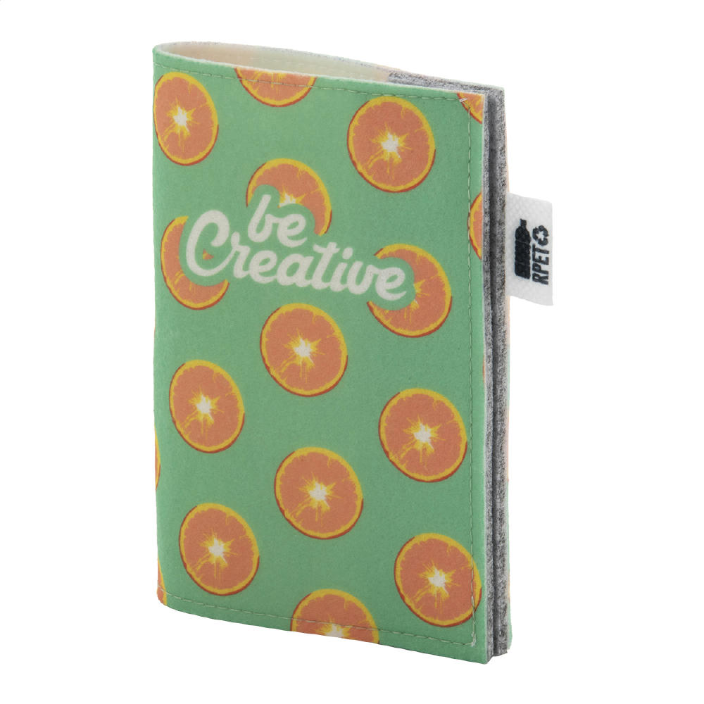 Product image individuelle RPET Ausweishülle CreaFelt Pass Werbeartikel