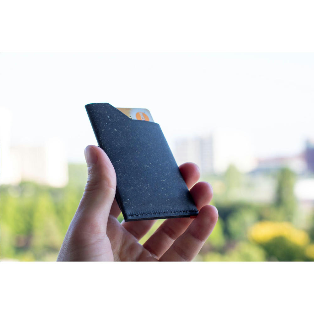Recycled leather cardholder Kartenhalter Werbeartikel