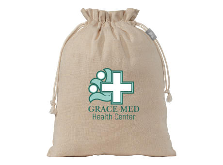 Product image Geschenktasche Medium aus recycelter Baumwolle (110 g/m²) Werbeartikel