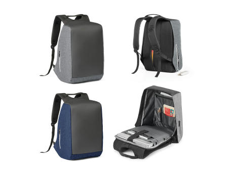 AVEIRO. Laptop-Rucksack 15.6'' aus 900D mit Anti-Diebstahl-System bedrucken