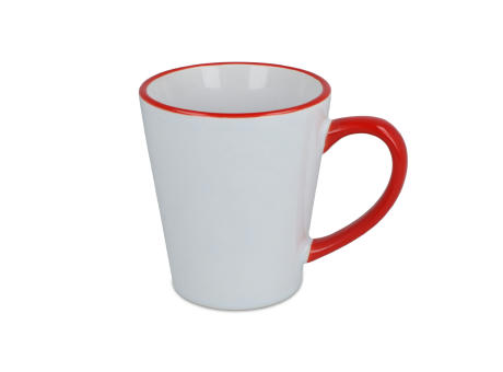 Product image Melbourne Sublimationsbecher farbiger Rand & Henkel 300ml bedrucken