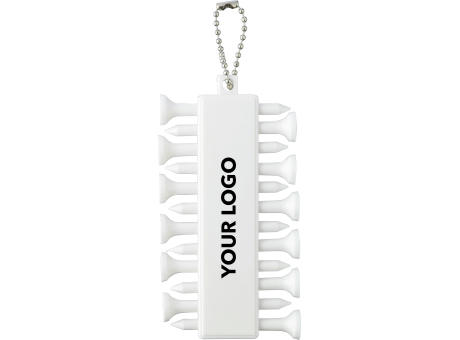 Product image Golftee-Set Aveline aus recyceltem ABS Werbeartikel