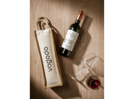 Jute Canvas Wine Bag Weintasche Werbeartikel