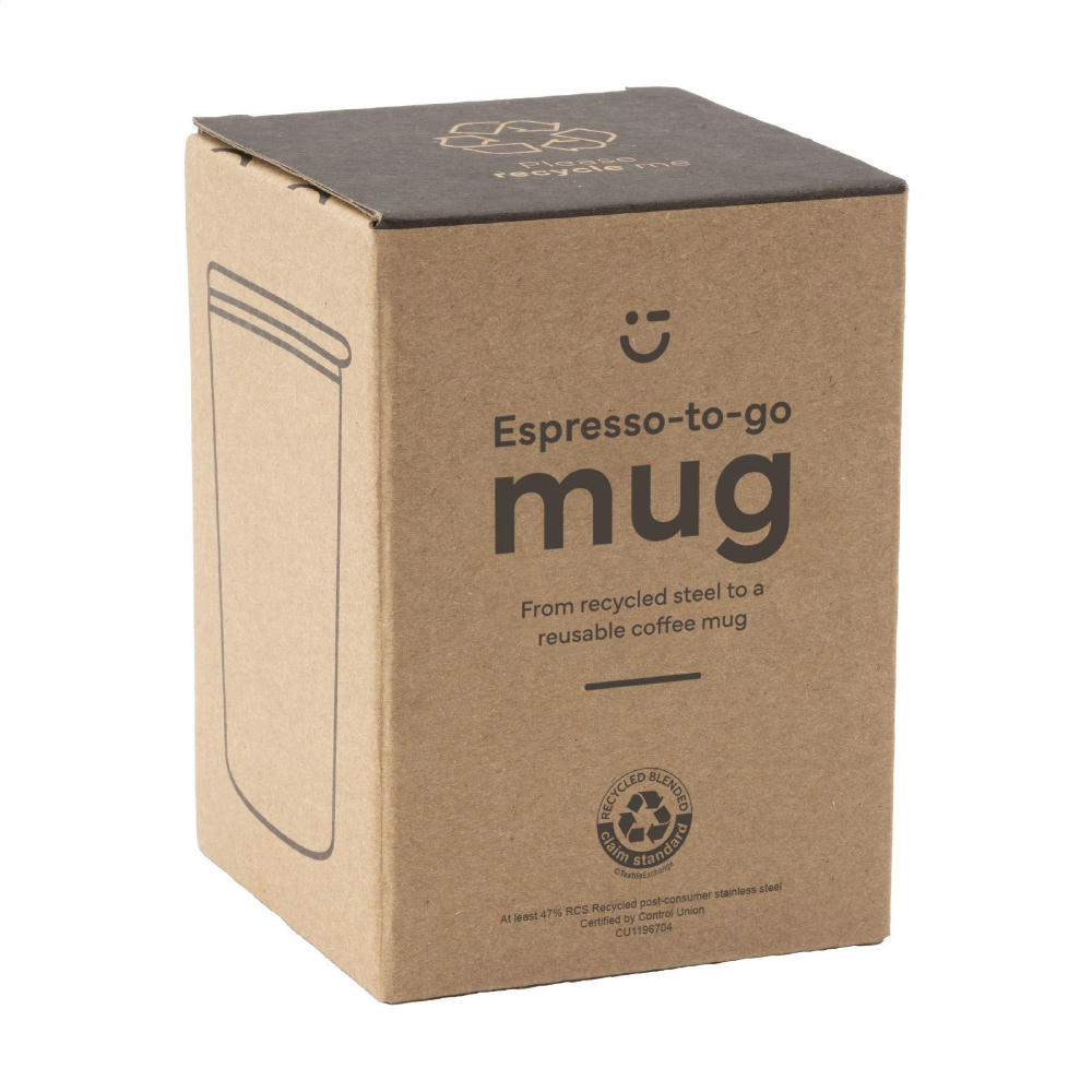 Espresso-to-Go Mug RCS Recycled Steel 170 ml Werbeartikel