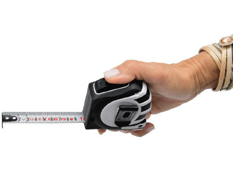 Automatik-Bandmaß "Speed Tape 5 M grau" bedrucken