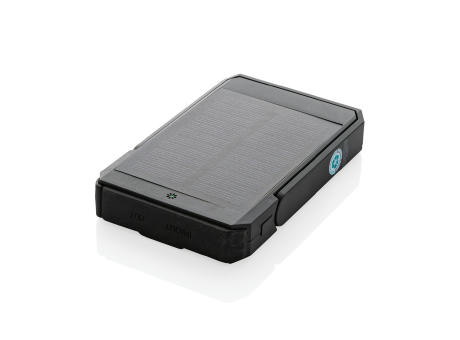Skywave 5000mah Solar Powerbank, 10W Wireless aus rPlastik bedrucken