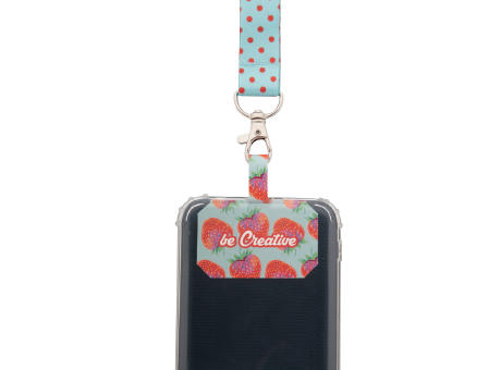 individuelles RPET Handyhalter-Lanyard Subyard Mobile RPET Werbeartikel
