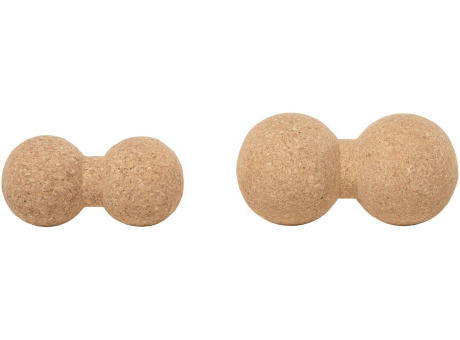 Massage-Peanut aus Kork, 16x8cm, "Made in Europe" Werbeartikel