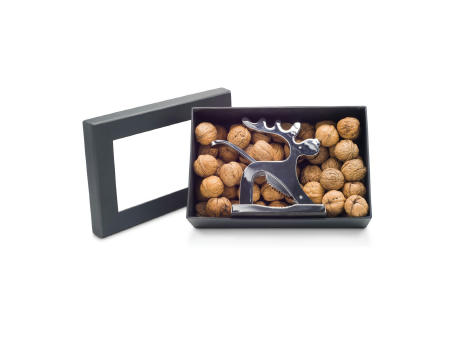 Geschenkset / Präsenteset: Rentier-Nüsse Werbeartikel