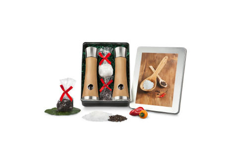 Geschenkset / Präsenteset: Salz- und Pfeffermühlen-Set Werbeartikel