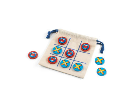 Product image CROSSES. Klassisches 3-Gewinnt-Spiel aus Sperrholz, bestehend aus 10 Teilen Werbeartikel