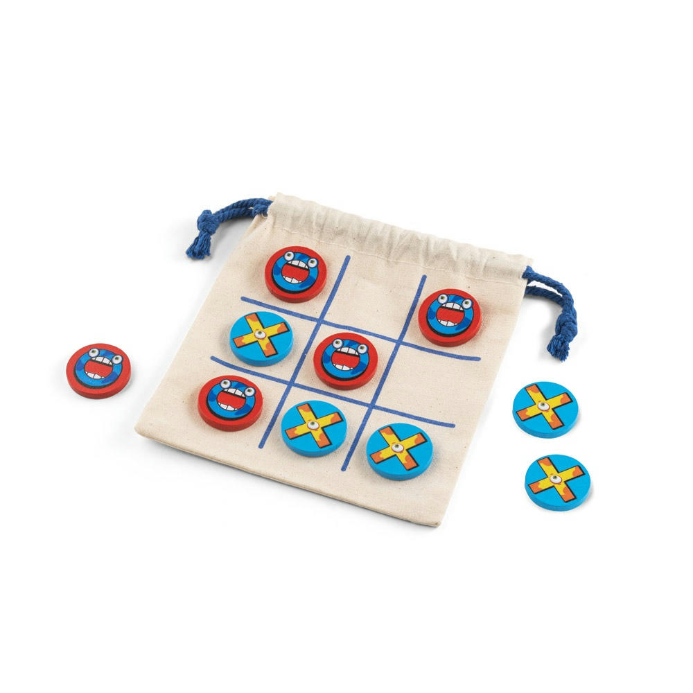 Product image CROSSES. Klassisches 3-Gewinnt-Spiel aus Sperrholz, bestehend aus 10 Teilen Werbeartikel
