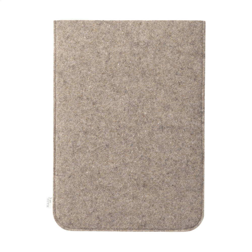 Recycled Felt & Apple Leather Laptop Sleeve 16" Werbeartikel
