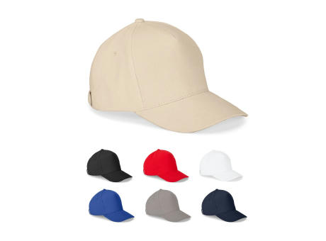 Product image ASHTON. Kappe aus 100% Baumwolle (260gsm) mit 5 Segmenten Werbeartikel