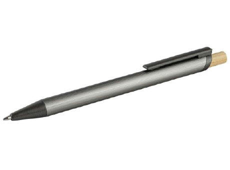 Product image Metmaxx® Kugelschreiber "AluEcoLogo" titan Werbeartikel
