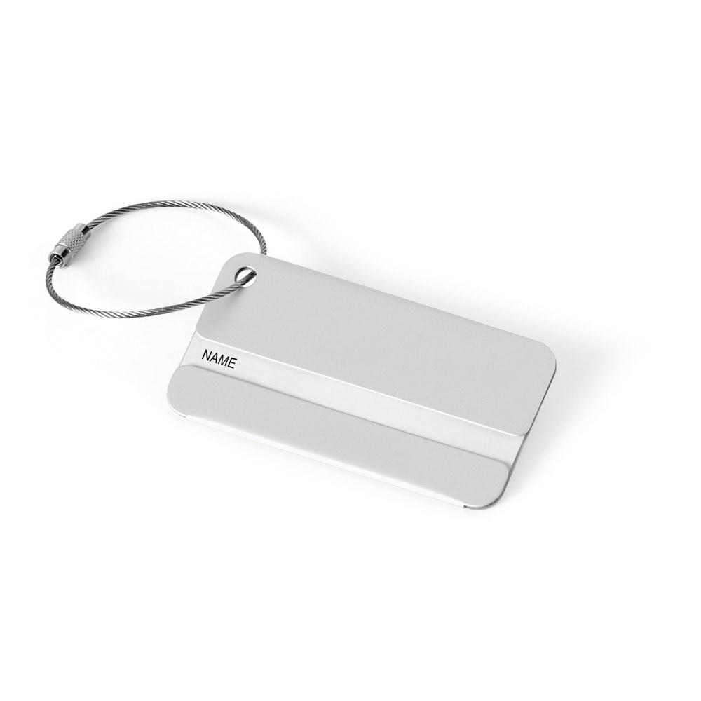 Product image EMIL. Kofferanhänger aus Aluminium Werbeartikel