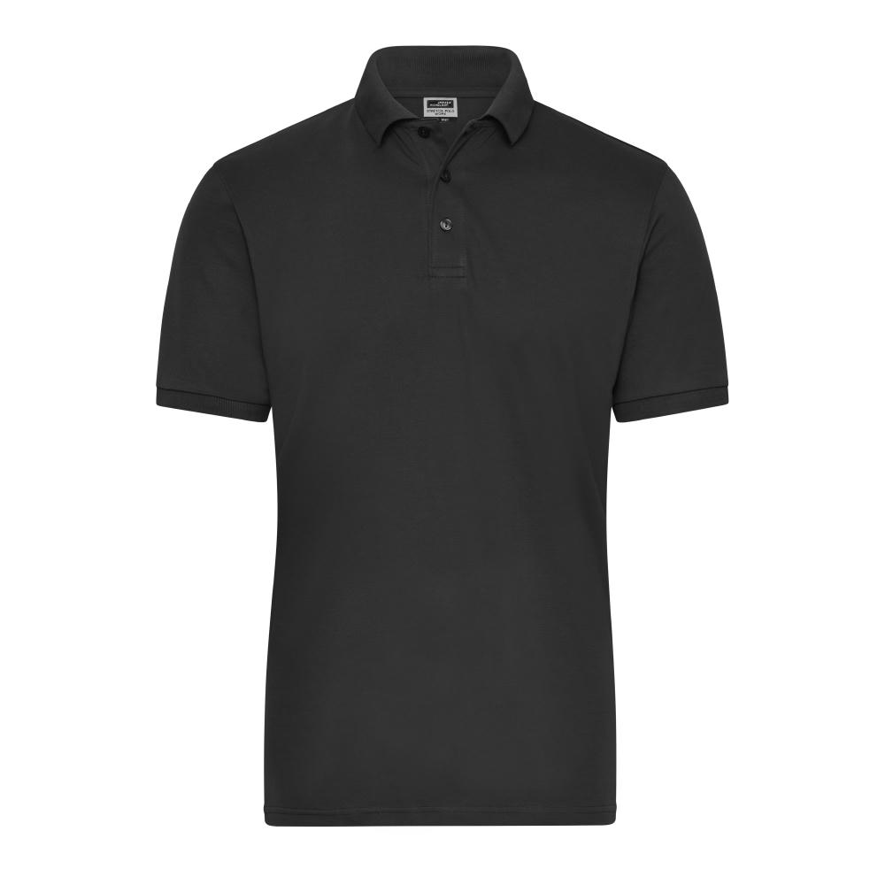 Men's BIO Stretch-Polo Work - SOLID - - Polo aus weichem Elastic-Piqué Werbeartikel