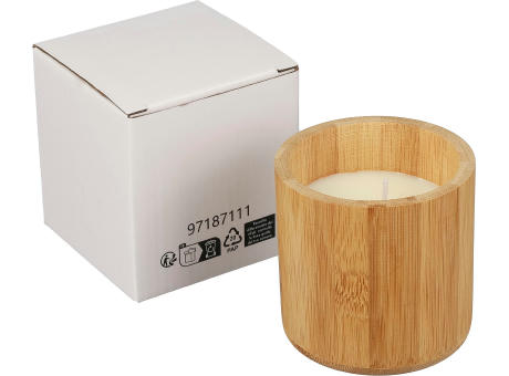 Bambuskerze Eli Werbeartikel