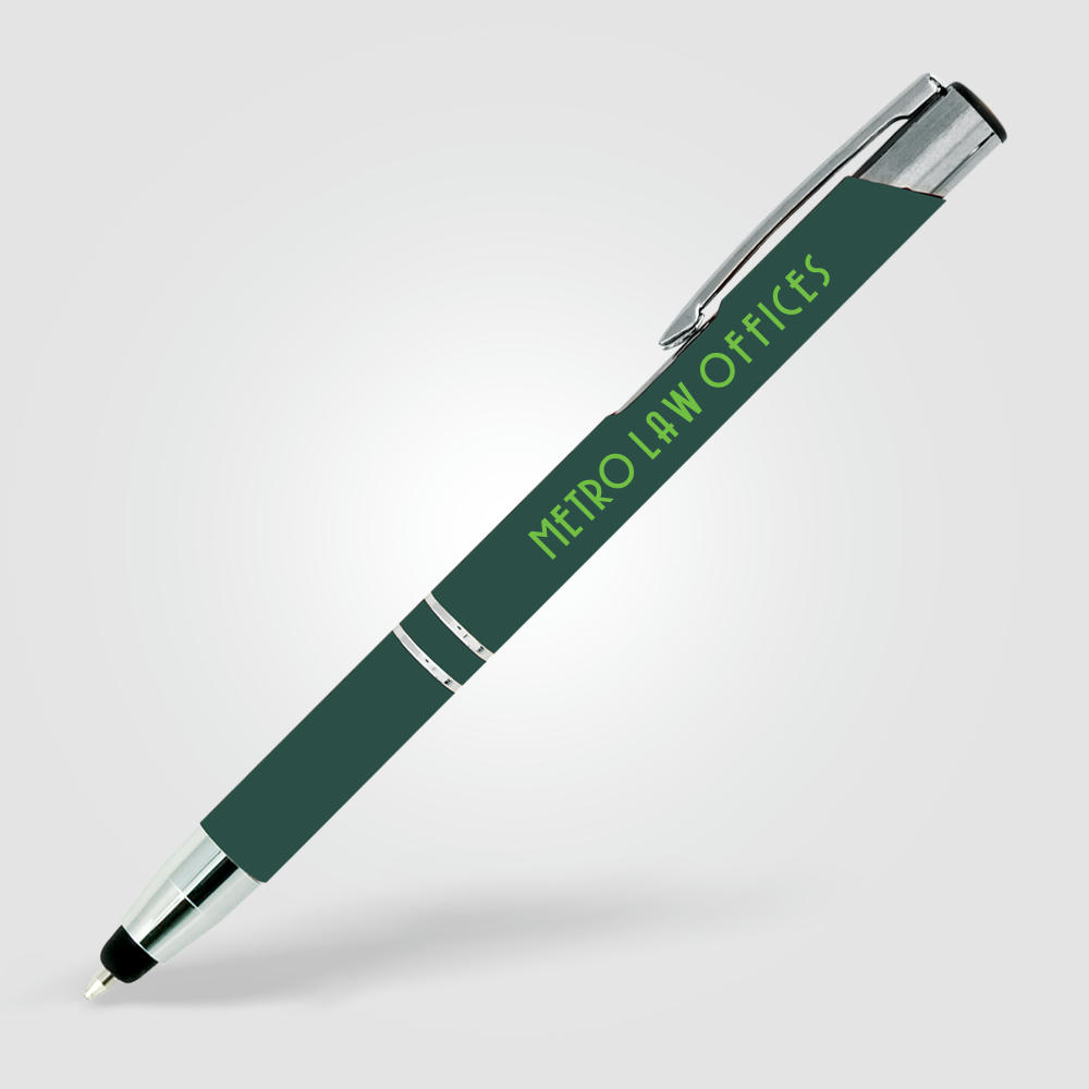 Crosby Metall Kugelschreiber - m/ Stylus unten Werbeartikel