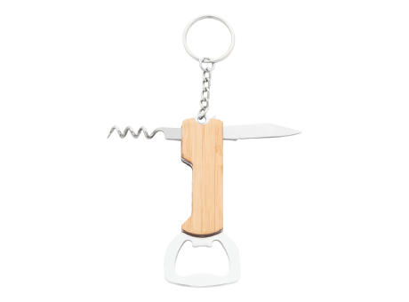 Schlüsselanhänger mit Flaschenöffner Sukubo Mini bedrucken