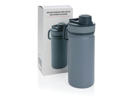 Sport Vakuum-Flasche aus Stainless Steel 550ml Werbeartikel