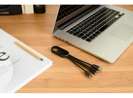 4-in-1-Ladekabelset Idris bedrucken