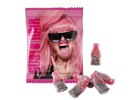 Product image Saure Cola-Kirsch-Fläschchen Werbeartikel