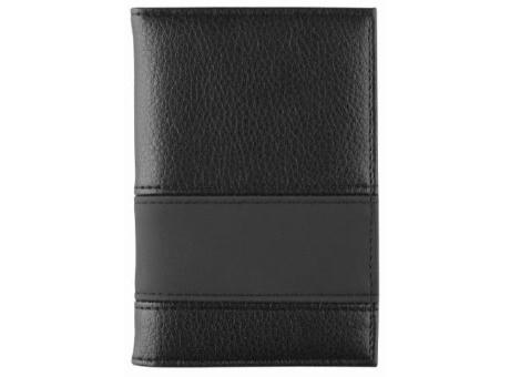 CreativDesign® Ausweistasche "LookPlus" schwarz/schwarz Werbeartikel