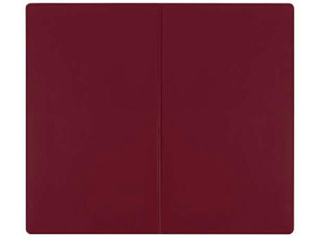 thanxx® Flugtickettasche "Ticket1" Normalfolie bordeaux Werbeartikel