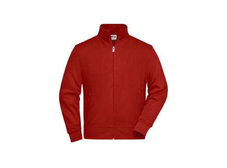Workwear Sweat Jacket - Sweatjacke mit Stehkragen und Reißverschluss Werbeartikel